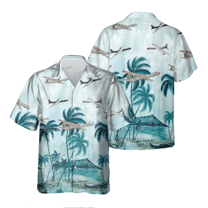 B-36 PEACEMAKER Pocket Hawaiian Shirt, Hawaiian Shirt for Men Dad Veteran, Patriot Day HO0462