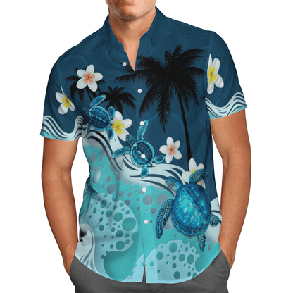 Ocean - Turtle Hawaiian Shirt, Summer gift, Hawaiian Shirts for Men, Aloha Beach Shirt HO1025