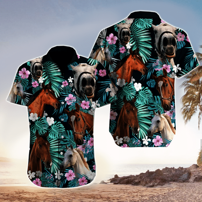 Horse Pattern Hawaiian Shirt for men, Women HO2195