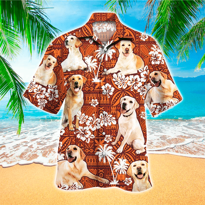Retriever Dog Shirt, Retriever Dog Hawaiian Shirt For Dog Lovers HO2439