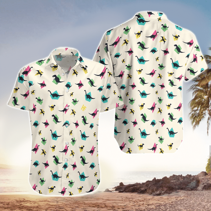 Dinosaurs Terrier Aloha Hawaii Shirt, Perfect Hawaiian Shirt For Dinosaurs Lover HO2193