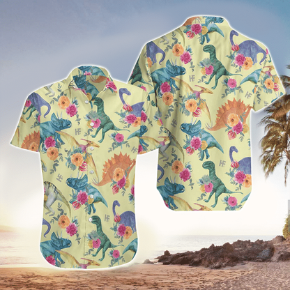 Dinosaurs Hawaiian Shirt For Men, Dinosaurs Lover Gifts HO2192