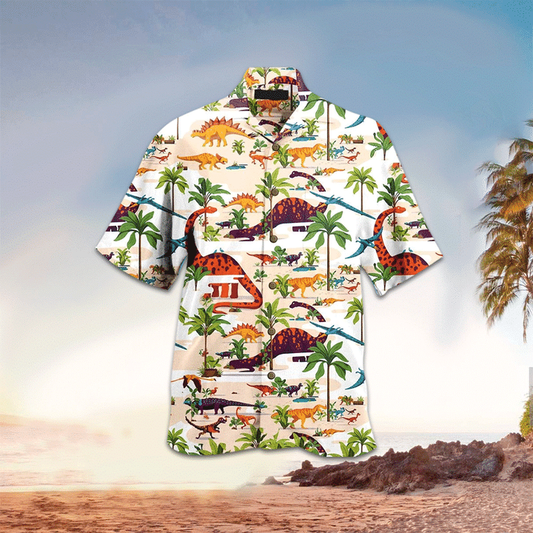 Dinosaurs Terrier Aloha Hawaii Shirt, Perfect Hawaiian Shirt For Dinosaurs Lover HO2193
