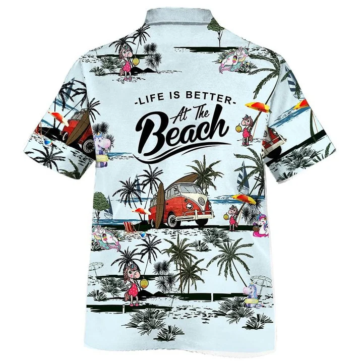Life Is Better At The Beach Summer Holiday Hawaiian Shirt HO2390