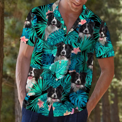 Border Collie Dog Hawaiian Shirt, Tropical Clothing For Pet Lovers, Gift Ideas For Dog Lovers HO2108