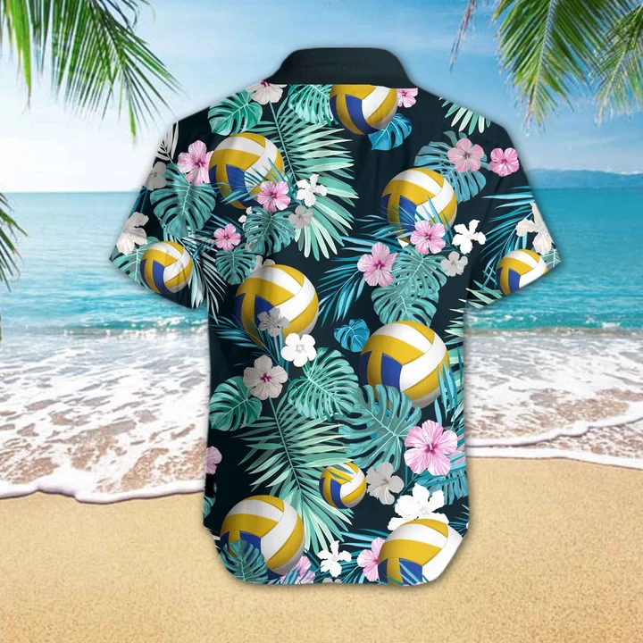 Volleyball Flower Tropical Jungle Hawaiian Shirt HO1852