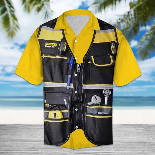 Amazing Electrician Suit Good Looking Man Pattern Hawaiian Shirt HO1409