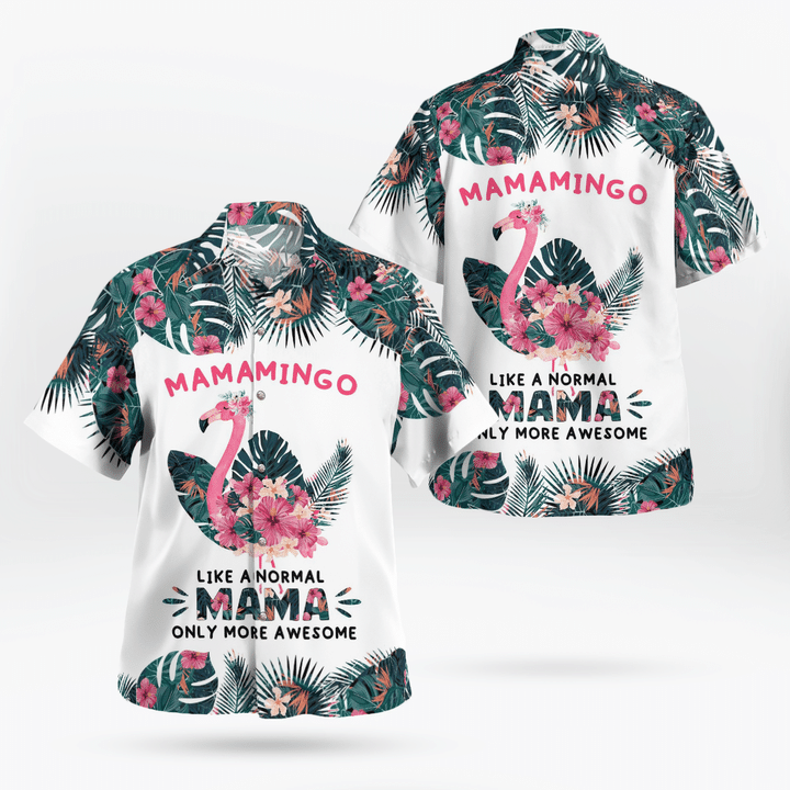 Mamamingo Hawaiian Shirt, Mother's day Hawaii shirt, Mom shirt, Gift for Mom HO2045