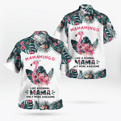 Mamamingo Hawaiian Shirt, Mother's day Hawaii shirt, Mom shirt, Gift for Mom HO2045