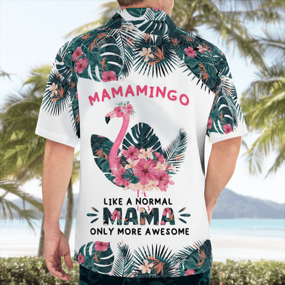 Mamamingo Hawaiian Shirt, Mother's day Hawaii shirt, Mom shirt, Gift for Mom HO2045