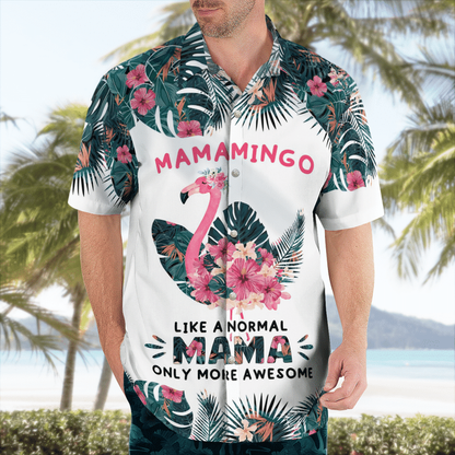 Mamamingo Hawaiian Shirt, Mother's day Hawaii shirt, Mom shirt, Gift for Mom HO2045