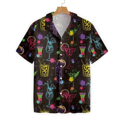 Colorful Cocktails Cool Summer Tastes Hawaiian Shirt HO0745