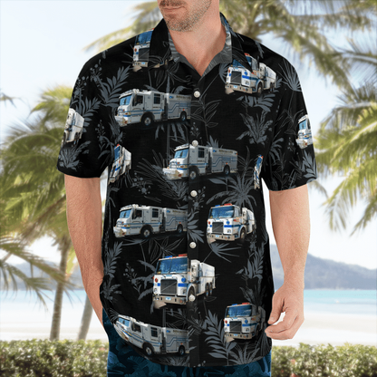 Dodgingtown Volunteer Fire Company, Connecticut Hawaiian Shirt HO0784
