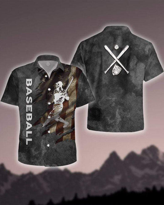 Baseball Vintage Flag Unisex Hawaiian Shirts HO2945
