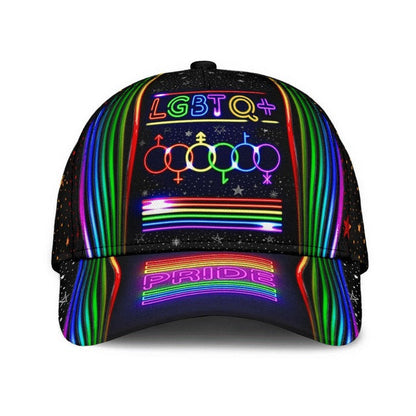 Lgbt 3D All Over Printing Baseball Cap Hat, Couple Gay Gifts, Clasic Cap For Lesbian CO0326