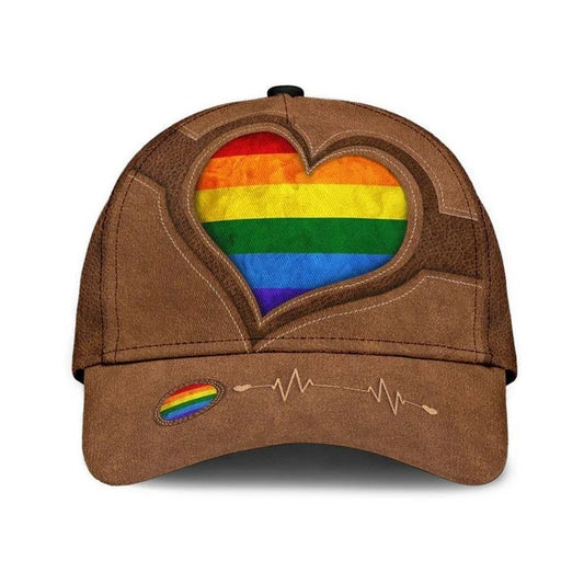 Pride Cap For Lesbian, Gaymer Best Gifts, Be Proud Be Visible Lgbt All Over Printed Baseball Cap Hat CO0319