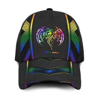 Personalized With Name Lgbtq Cap, I Don't Need Anyone's Approval Lgbt Printing Baseball Cap Hat CO0303