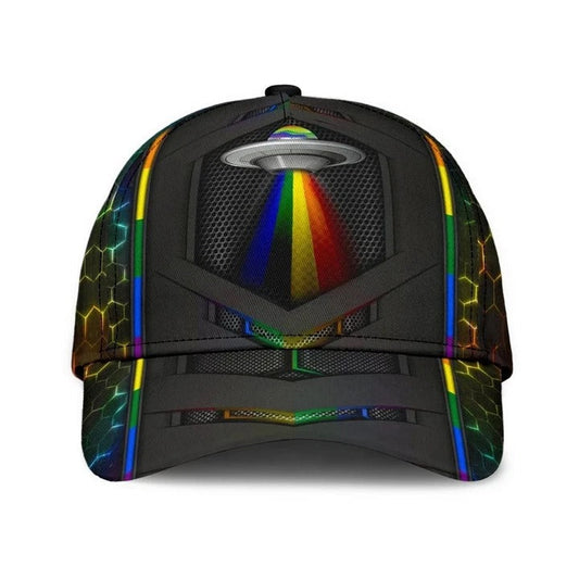 Pride Cap For Lgbtq Community, Proud To Be A Gaylien Lgbt Printing Baseball Cap Hat, Gift For Gay Friend CO0258