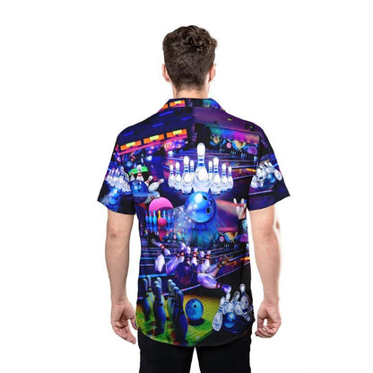 Retro Bowling Hawaiian Shirt, Colorfull Best Hawaii Shirt With Bowling Pattern, Bowling Lover Gifts HO4739