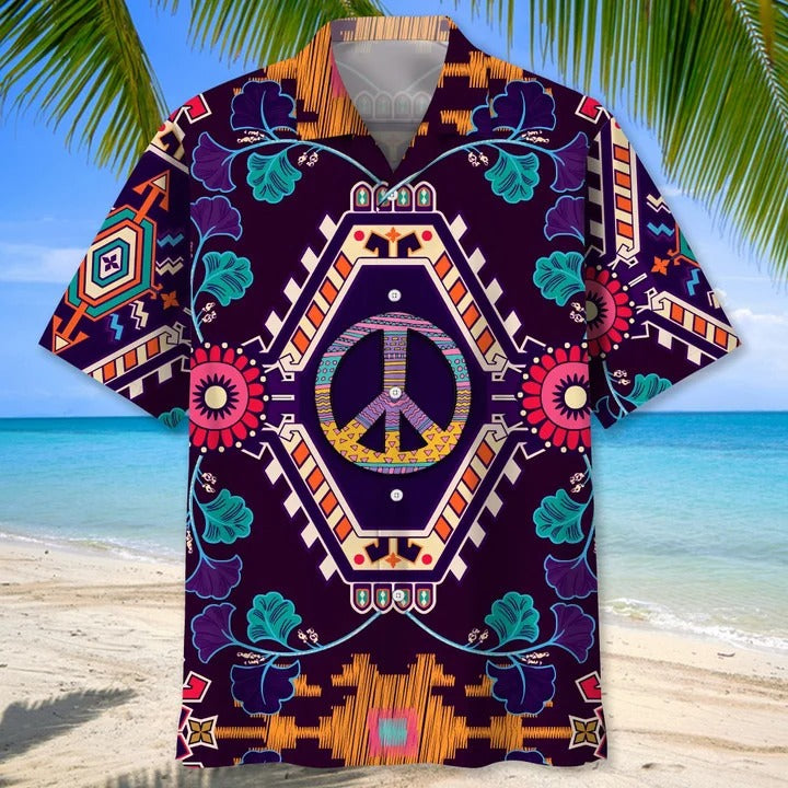 Hippie Bohemian Hawaii Shirt, 3D All Over Print Hawaiian Hippie Shirt, Hippie Gifts For Him, Her, Hawaiian Hippie HO4820
