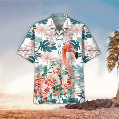Flamingo Hawaii Shirt, Flamingo Hawaiian Shirt For summer, Flamingo Lovers HO2201