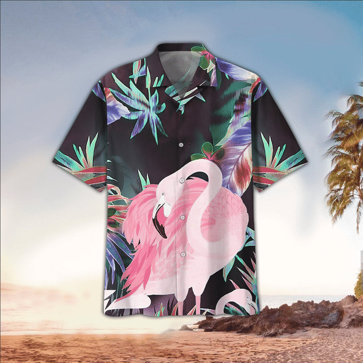 Flamingo Hawaii Shirt, Flamingo Hawaiian Shirt For summer, Flamingo Lovers HO2201