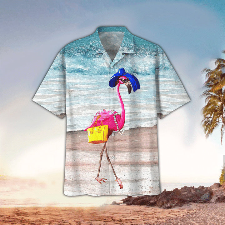 Flamingo Hawaii Shirt, Flamingo Hawaiian Shirt For summer, Flamingo Lovers HO2201