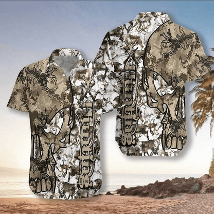 Skull 3D All printed black Hawaii Shirt, Perfect Hawaiian Shirt For Skull Lover, Hawaiian shirt for men HO2930