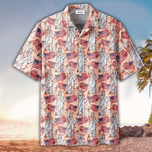 4th Of July Hawaiian Shirt, Happy independence day hawaiian shirt HO2935
