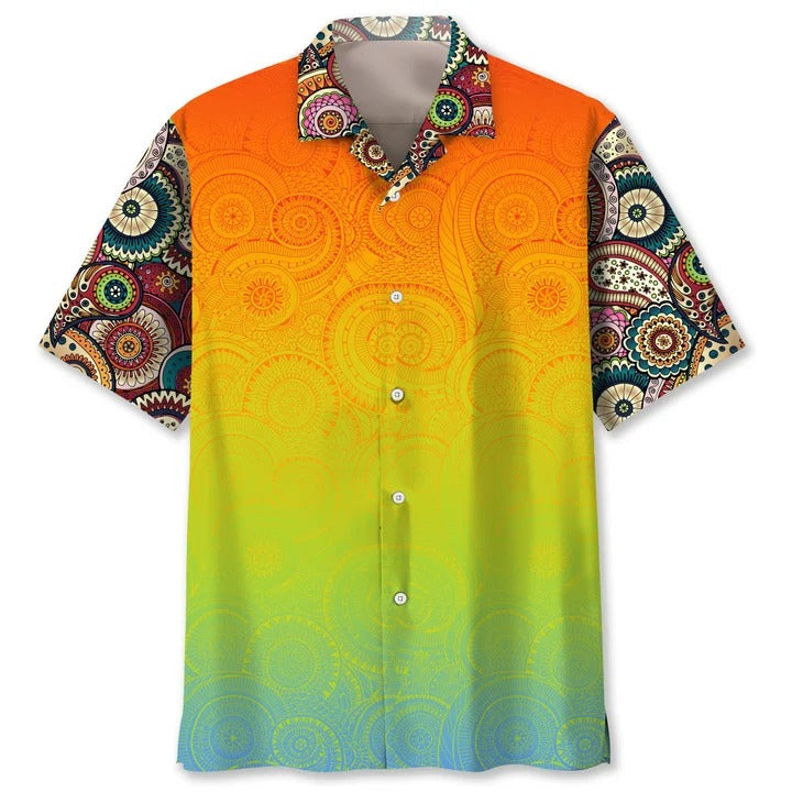 Hippie Bohemian Hawaii Shirt, 3D All Over Print Hawaiian Hippie Shirt, Hippie Gifts For Him, Her, Hawaiian Hippie HO4820