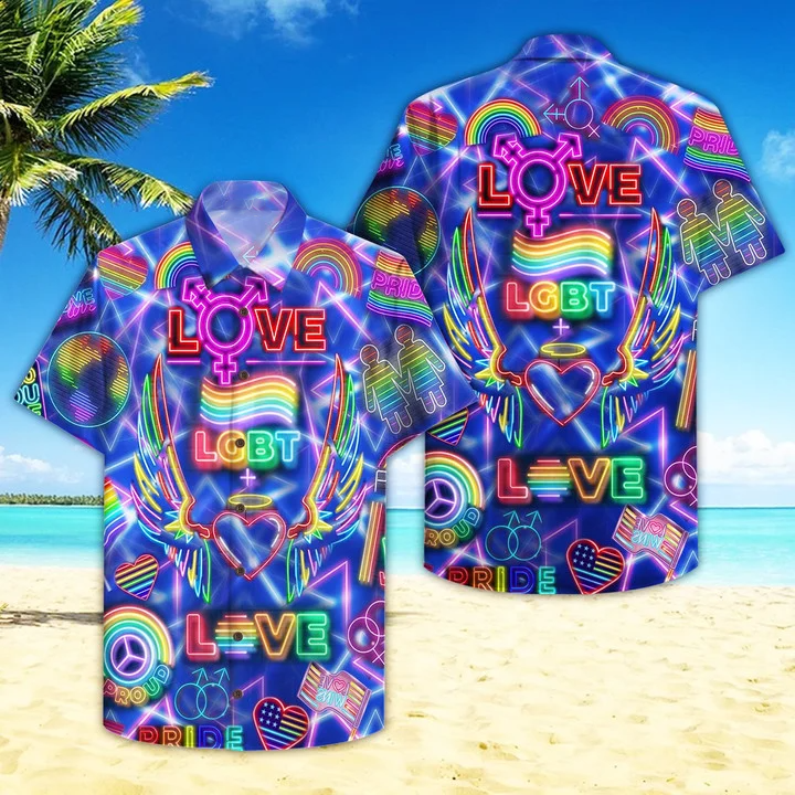 Beach Shirt Love Wins Lgbt Pride Month Hawaiian Shirt For Men And Women, Love Wins Pride Hawaiian Shirt HO4641