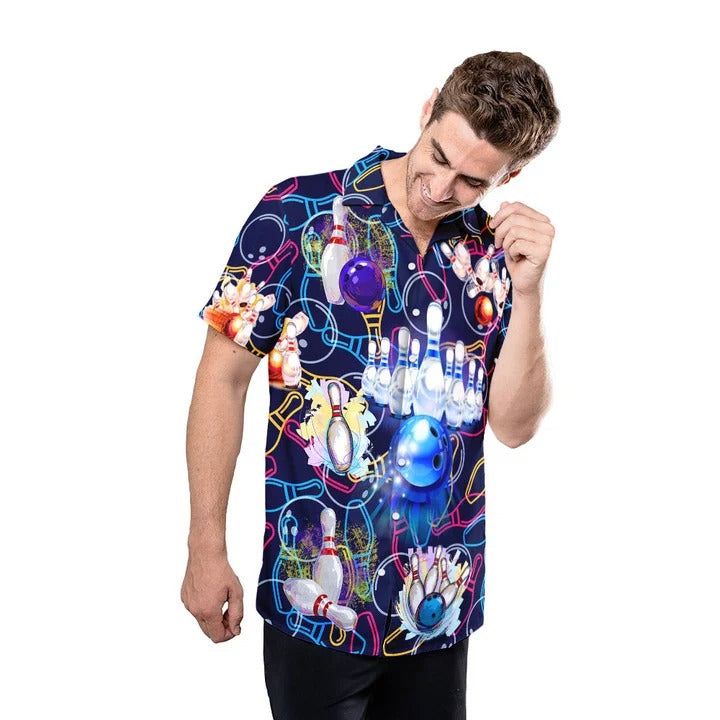Cool Bowling Hawaiian Shirt, Good Time Roll Bowling Hawaii Shirt Men Women HO4740