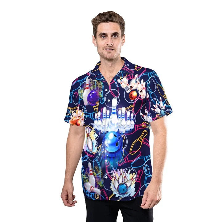 Cool Bowling Hawaiian Shirt, Good Time Roll Bowling Hawaii Shirt Men Women HO4740
