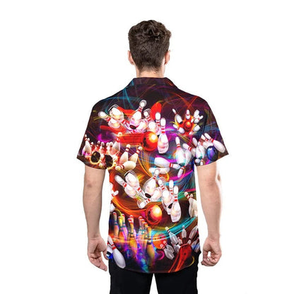 Unique Bowling Hawaiian Shirt, Best Hawaiian Shirt Bowling Pattern, Present on Bowling Day HO4720