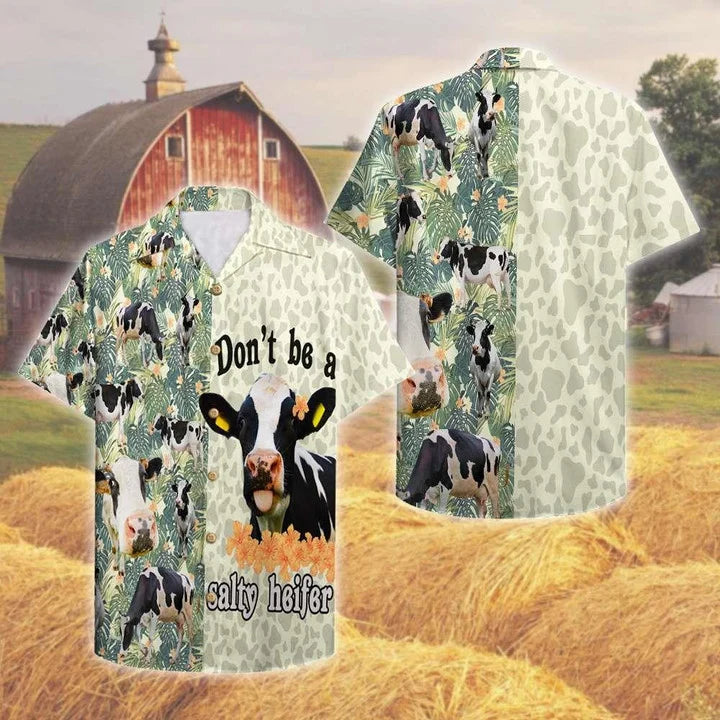 Farmer Don't Be A Salty Heifer Hawaiian Shirt HO0747