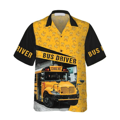 Bus Driver Hawaiian Shirt For Men, Bus Driver Summer aloha shirt, Bus Driver Lover Gifts HO0507