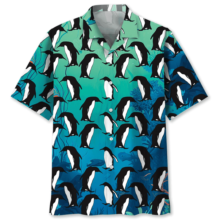 Penguins Ocean Hawaiian Shirt, Penguin Of The World Shirt, Happy Penguin Awareness Day, Penguin Shirt, Penguin Lover HO2965