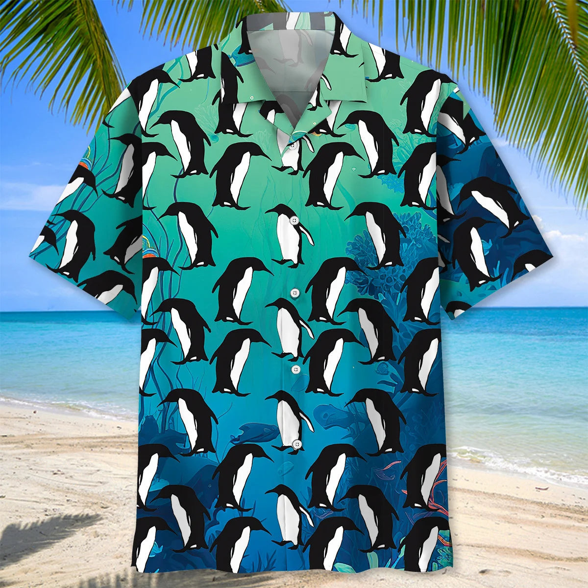 Penguins Ocean Hawaiian Shirt, Penguin Of The World Shirt, Happy Penguin Awareness Day, Penguin Shirt, Penguin Lover HO2965