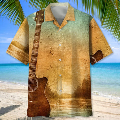 Guitar Nature Tropical Hawaiian Shirt for men and women, Guitar Player Shirt, Gift for Guitarist, Guitarist T-Shirt, Guitar Player Gift HO2979