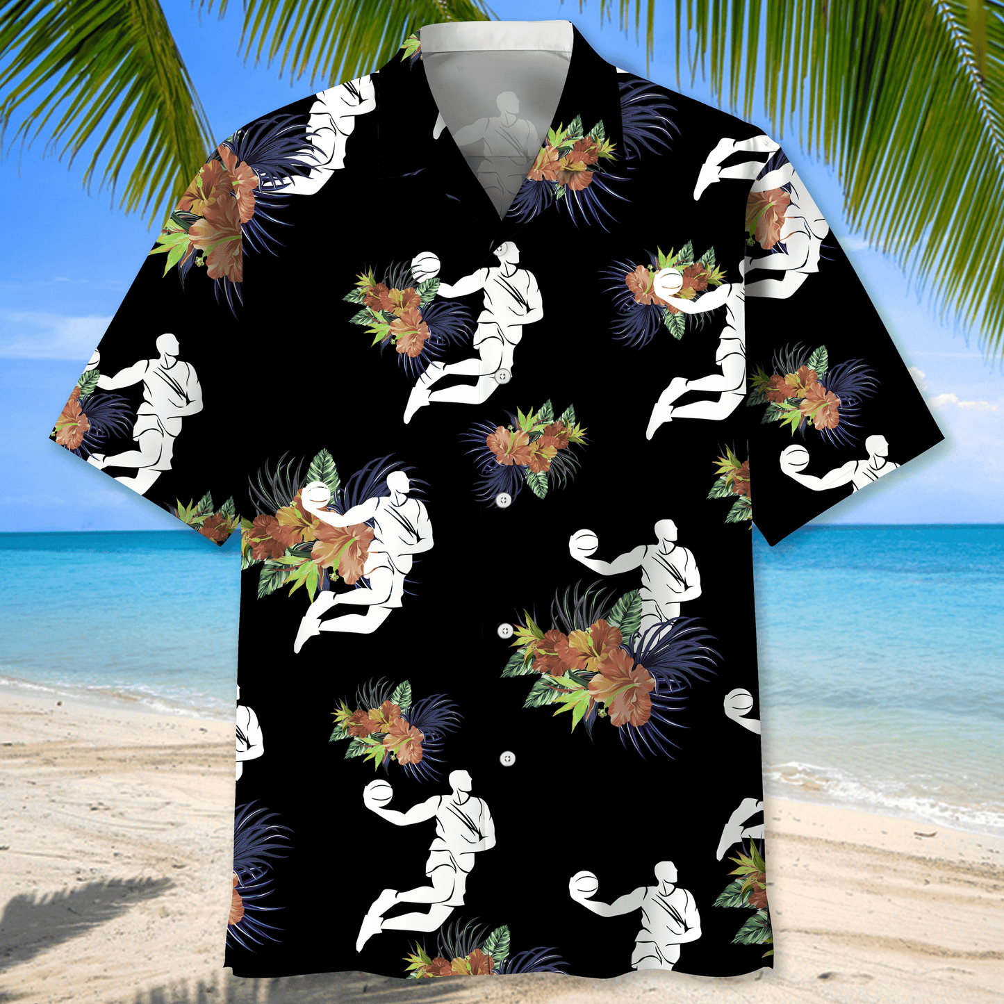 Basketball Hawaiian Nature Hawaiian Shirt, Summer Gift For Women, Men HO3699