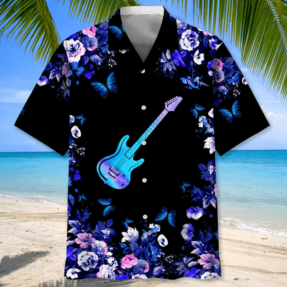 Guitar Nature Tropical Hawaiian Shirt for men and women, Guitar Player Shirt, Gift for Guitarist, Guitarist T-Shirt, Guitar Player Gift HO2979