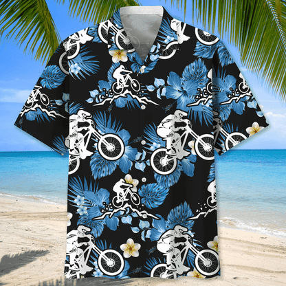 Mountain Bike Hawaiian Nature Hawaiian Shirt, Mountain Biker Shirt, Camping Gift HO2981