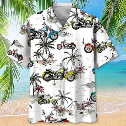 Mountain Bike Hawaiian Nature Hawaiian Shirt, Mountain Biker Shirt, Camping Gift HO2981