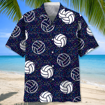 Volleyball american flag Flower Hawaiian Shirt, Volleyball Shirt, Sports Team Group Shirts HO2987