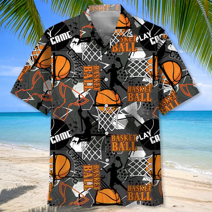 Basketball Hawaiian Nature Hawaiian Shirt, Summer Gift For Women, Men HO3699