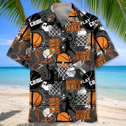 Basketball Hawaiian Nature Hawaiian Shirt, Summer Gift For Women, Men HO3699