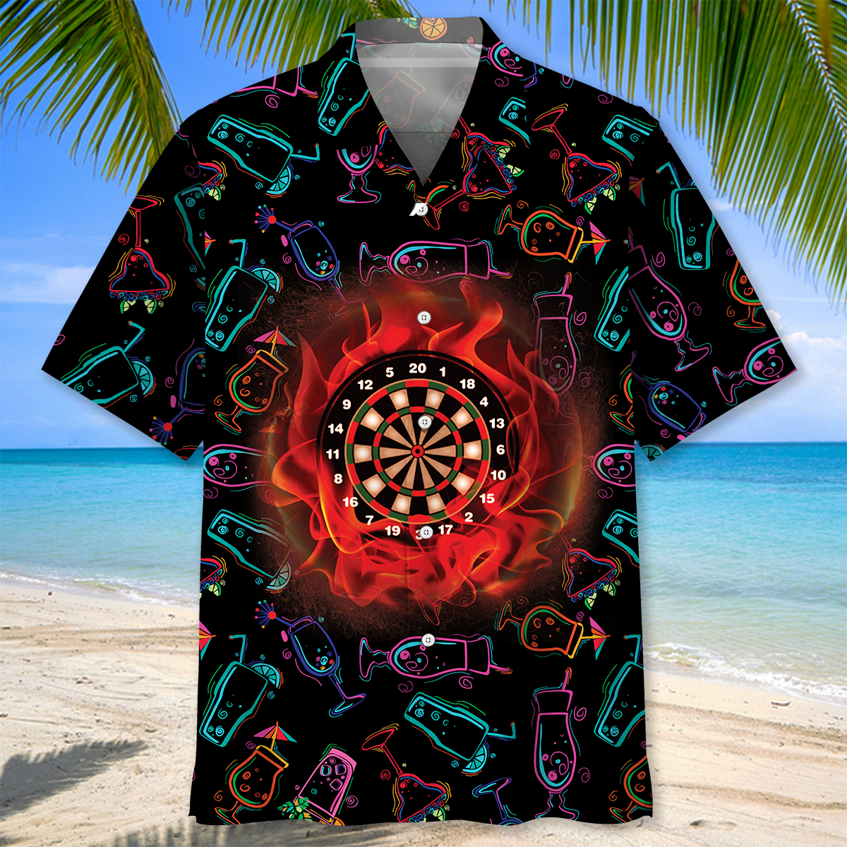 Darts Drink Hawaiian Shirt, Darts team Hawaiian shirt for men, Gift for Darts player HO2998