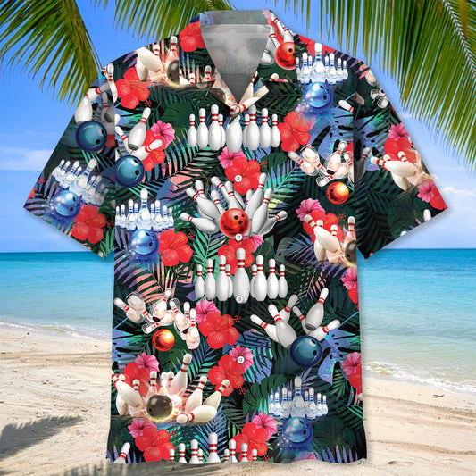 Bowling Tropical Hawaiian Shirt HO3244