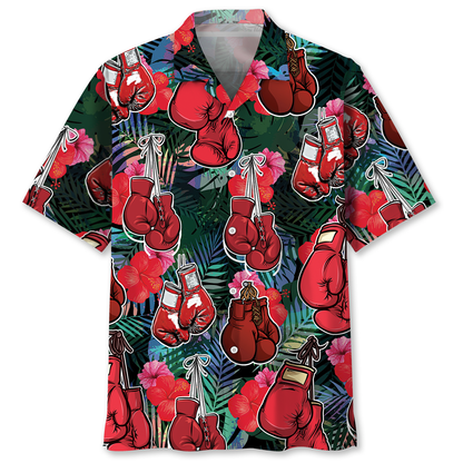 Boxing Tropical Hawaiian Shirt HO3218