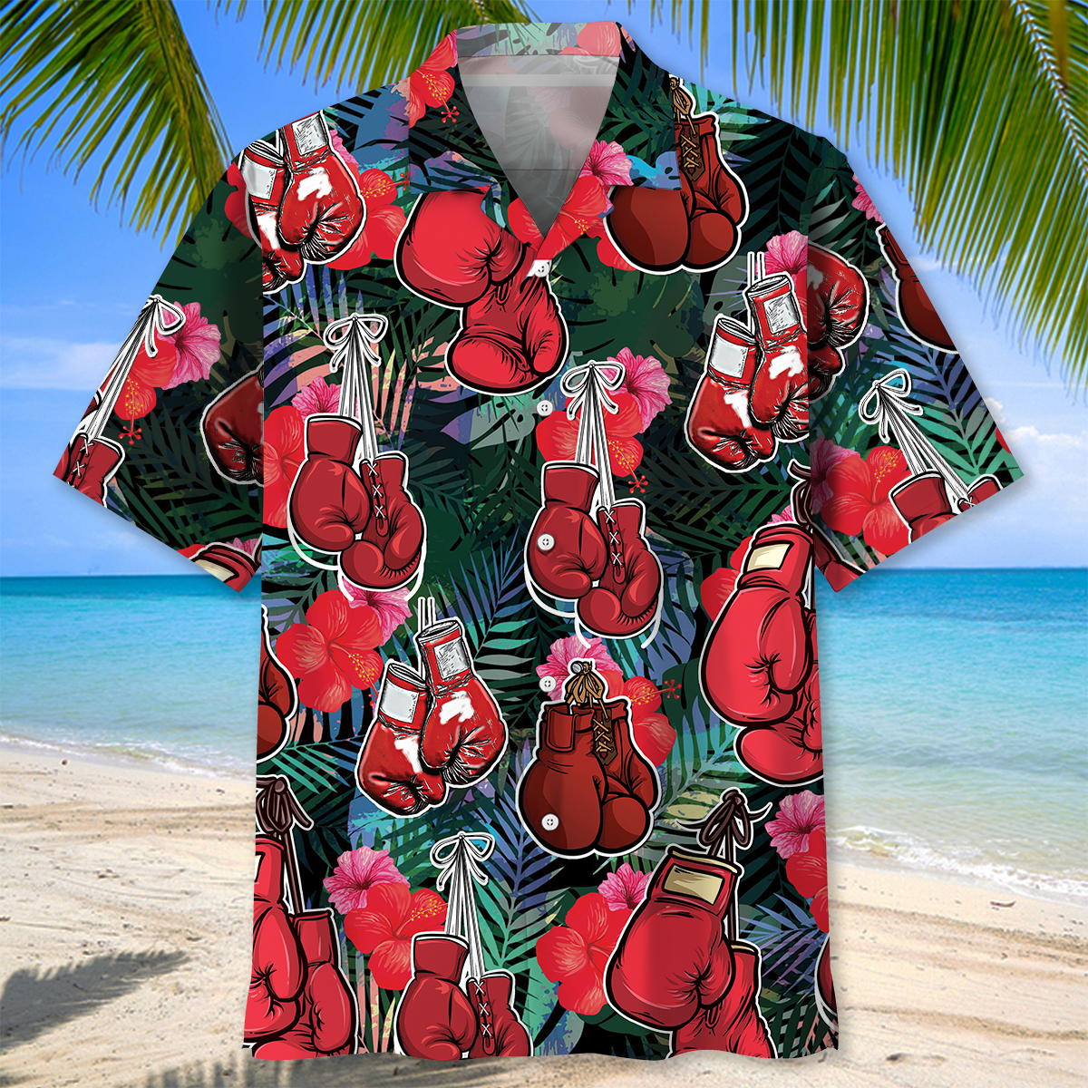 Boxing Tropical Hawaiian Shirt HO3218